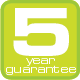 5-year guarantee.